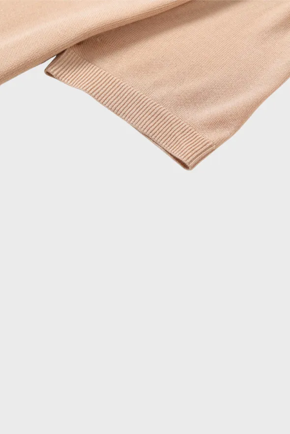 Women’s Chic Two-Tone Tencel Polo