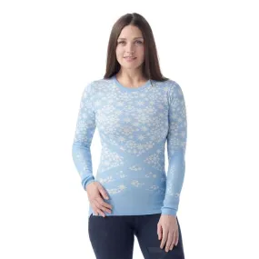 Womens Intraknit Thermal Merino Base Layer Pattern Crew