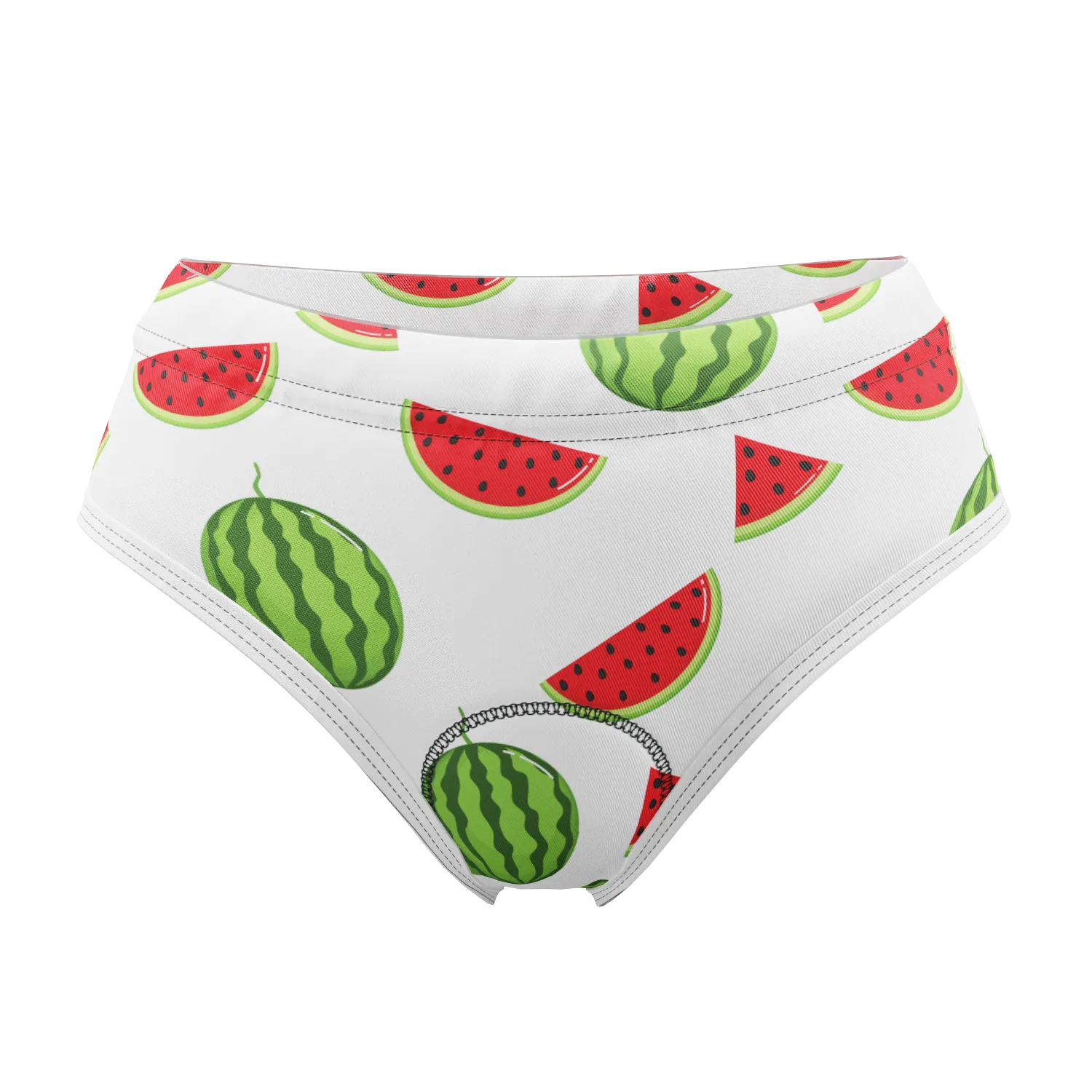 Women's Watermelon Gel Padded Cycling Underwear-Briefs