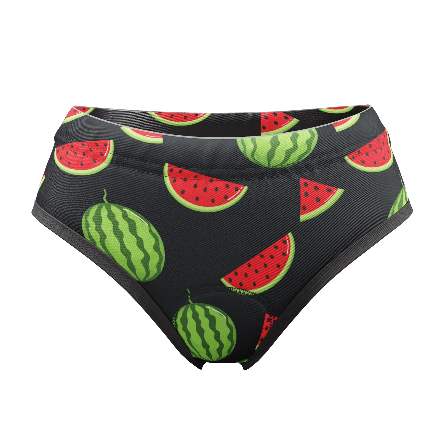 Women's Watermelon Gel Padded Cycling Underwear-Briefs