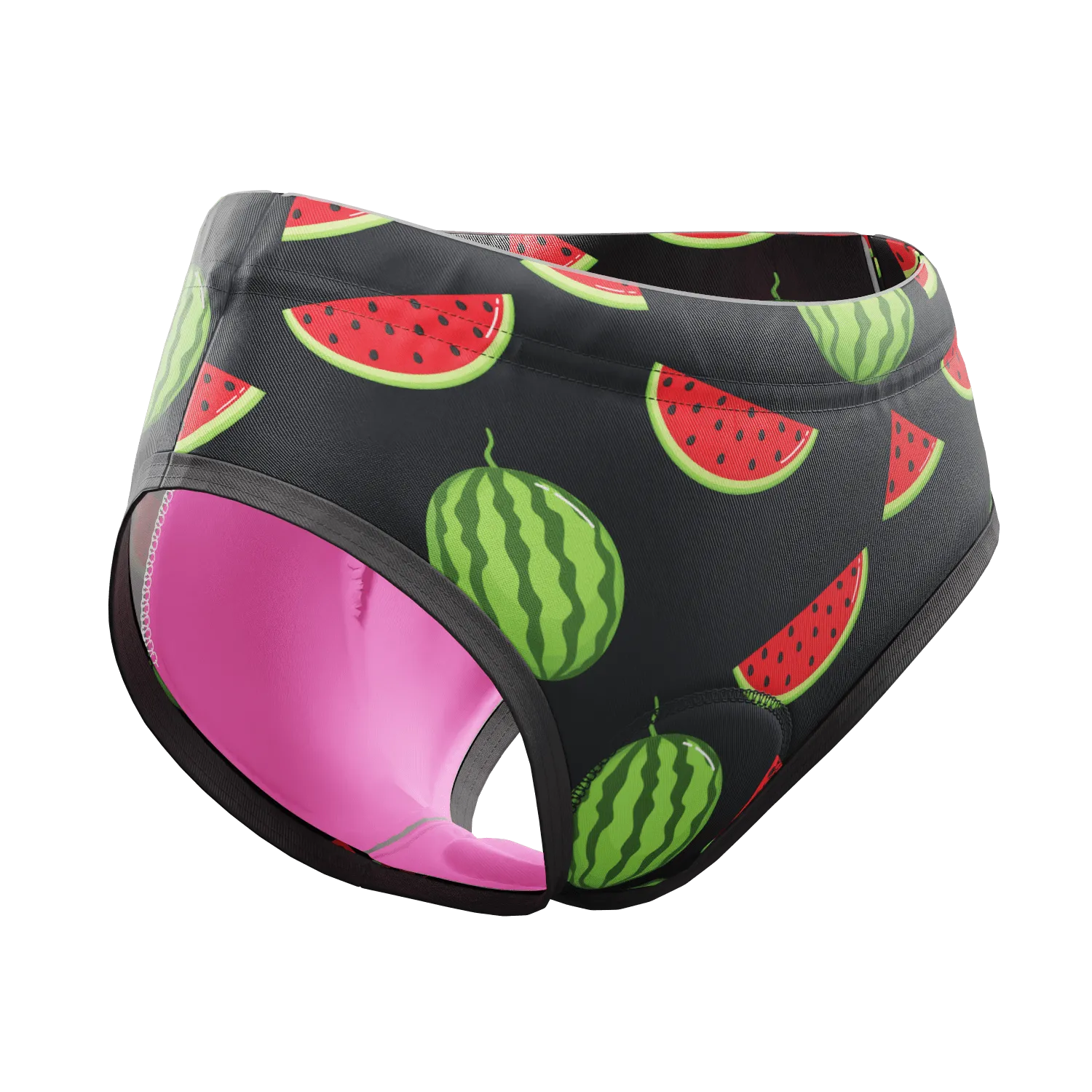 Women's Watermelon Gel Padded Cycling Underwear-Briefs