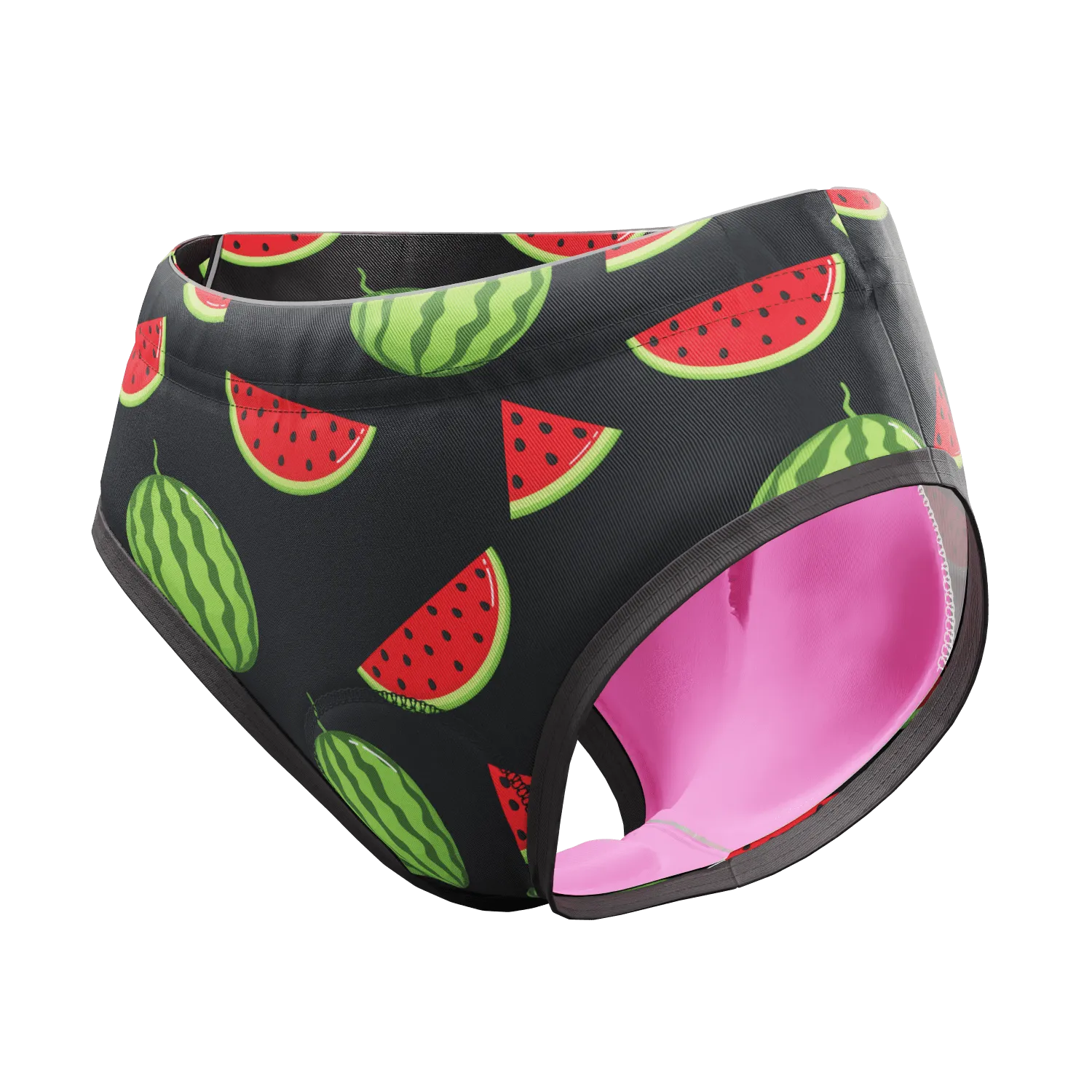 Women's Watermelon Gel Padded Cycling Underwear-Briefs