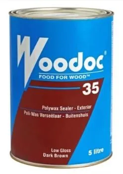 Woodoc 35 Exterior Low Gloss Polywax Sealer - Dark Brown