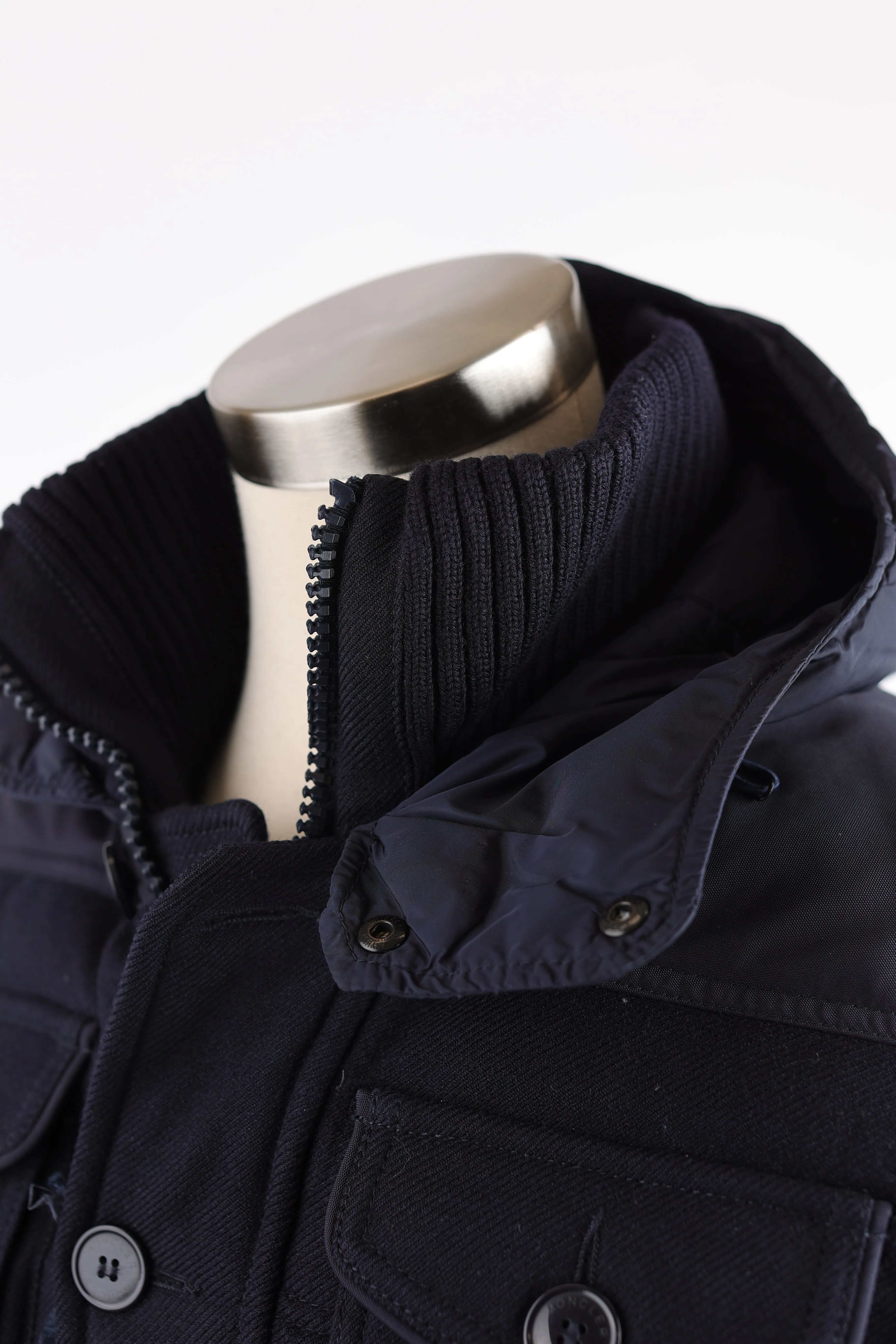 Wool Down Filled Puffer Jacket